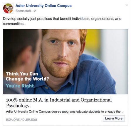 Facebook Ad - Change the World