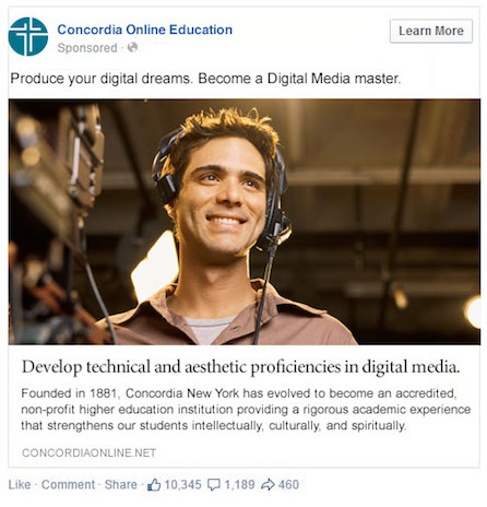 Facebook Ad: Engaging Portrait