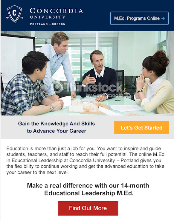 Email-Varied calls to action